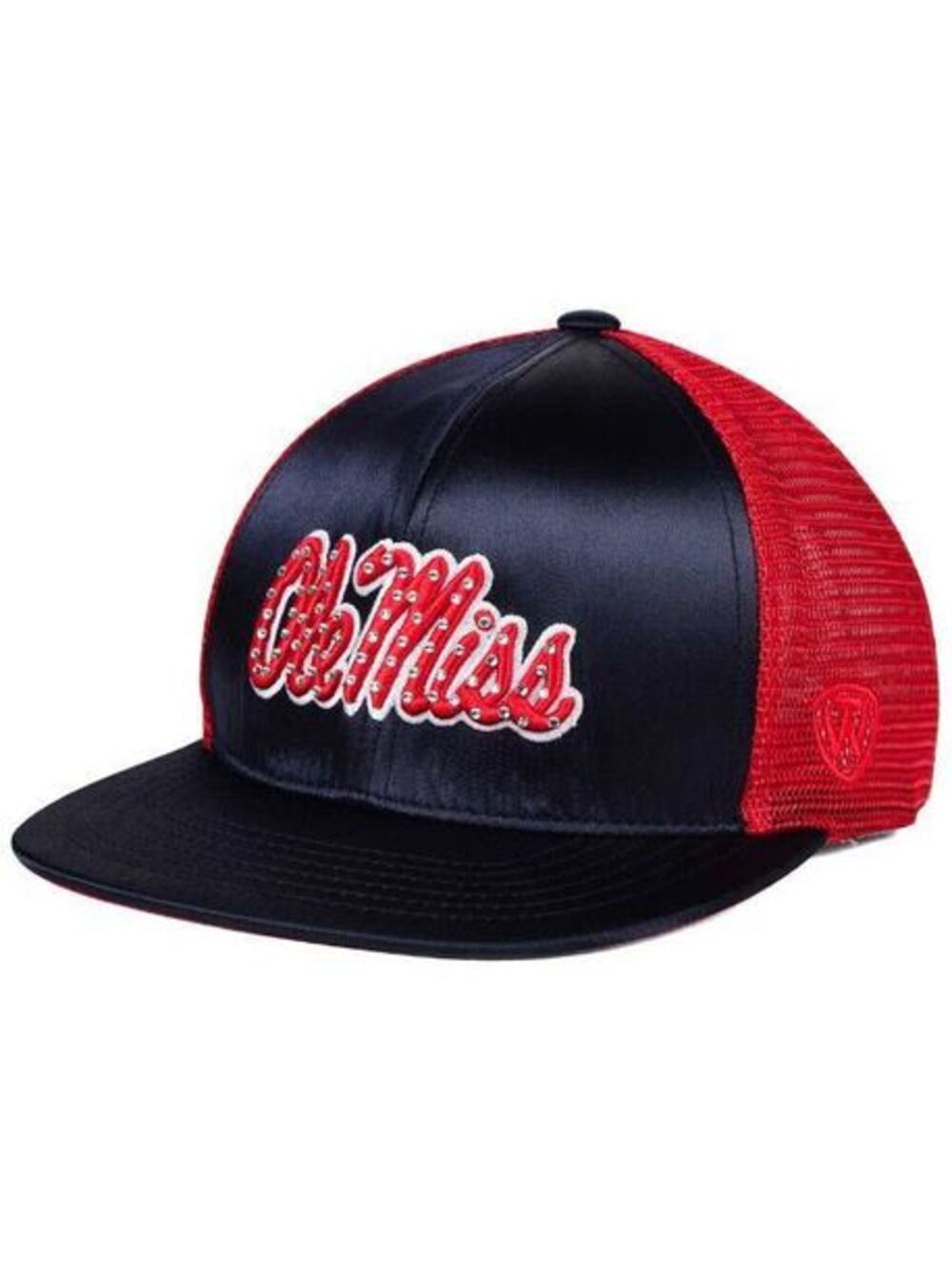 Ole Miss Rebels Top of the World NCAA Women's Big Satin Snapback Cap Trucker Hat